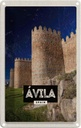 Blechschild 30x20 cm Avila Spain Mittelalter Turm Bildmotiv Reisemotiv Abenteuer Reisen Urlaub