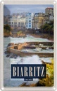 Blechschild 30x20 cm Biarritz France Seebad Urlaubsort Meer Bildmotiv Reisemotiv Abenteuer Reisen Urlaub
