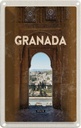 Blechschild 30x20 cm Retro Granada Architektur Spain Bildmotiv Reisemotiv Abenteuer Reisen Urlaub Häuser