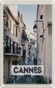 Blechschild 30x20 cm Cannes France Architektur Straße Bildmotiv Reisemotiv Abenteuer Reisen Urlaub Häuser