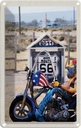 Blechschild 30x20 cm Amerika Route 66 Biker California Bildmotiv Reisemotiv Abenteuer Reisen Urlaub