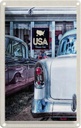Blechschild 30x20 cm Amerika Oldtimer USA Urlaub 90er silber Dram Cars Bildmotiv Reisemotiv Abenteuer Reisen