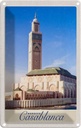 Blechschild 30x20 cm Casablanca Marokko Architektur Afrika Bildmotiv Reisemotiv Abenteuer Reisen Urlaub Häuser