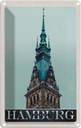 Blechschild 30x20 cm Hamburg Deutschland Architektur Kirche Bildmotiv Reisemotiv Abenteuer Reisen Urlaub Häuser