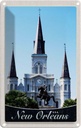 Blechschild 30x20 cm New Orleans USA Urlaub Amerika Kirche Bildmotiv Reisemotiv Abenteuer Reisen