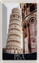 Blechschild 30x20 cm Pisa Schiefer Architektur Turm Bildmotiv Reisemotiv Abenteuer Reisen Urlaub Häuser