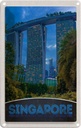 Blechschild 30x20 cm Singapur Asien Architektur Hochhaus Bildmotiv Reisemotiv Abenteuer Reisen Urlaub Häuser