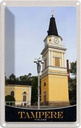 Blechschild 30x20 cm Tampere Finnland Architektur Kirche Bildmotiv Reisemotiv Abenteuer Reisen Urlaub Häuser