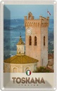 Blechschild 30x20 cm Toskana Italien Architektur Kirche Bildmotiv Reisemotiv Abenteuer Reisen Urlaub Häuser