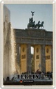 Blechschild 30x20 cm Berlin Brandenburger Architektur Tor Bildmotiv Reisemotiv Abenteuer Reisen Urlaub Häuser