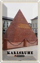 Blechschild 30x20 cm Karlsruhe Pyramide Architektur Bildmotiv Reisemotiv Abenteuer Reisen Urlaub Häuser