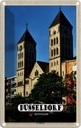 Blechschild 30x20 cm Düsseldorf St. Architektur Elisabeth Bildmotiv Reisemotiv Abenteuer Reisen Urlaub Häuser