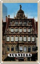 Blechschild 30x20 cm Nürnberg Pellerhaus Architektur Bildmotiv Reisemotiv Abenteuer Reisen Urlaub Häuser