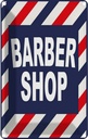 Blechschild 30x20 cm Barbershop Friesur