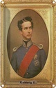 Blechschild 30x20 cm Ludwig II König von Bayern