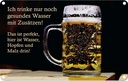 Blechschild 20x30 cm trinke nur gesundes Wasser Bier Spruch Zitat