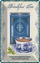 Blechschild 30x20 cm Classic Breakfast Tea best teas