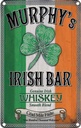 Blechschild 30x20 cm Murphy´s Irish Bar Whiskey