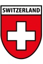 Holzschild 30x20 cm Switzerland Schweiz Wappen Flagge Fahne