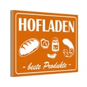 Holzschild 20x30 cm Hofladen Beste Produkte Dekoration