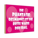 Holzschild 20x30 cm Beste Waffe der Frau Männer Frauen