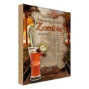 Holzschild 30x20 cm Rezept Zombie Zutaten Rum Grenadine England