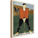 Holzschild 30x20 cm Golf Harper`s April 98 Sport Hobby