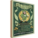 Holzschild 30x20 cm Bier Irish Pub open daily from 11am