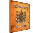 Holzschild 30x20 cm Königreich Preussen Wappen Flagge Fahne