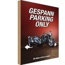 Holzschild 30x20 cm gespann parking only all others Parkplatzschild