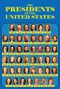 Holzschild 30x20 cm the presidents of United States Amerika USA