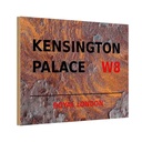 Holzschild 20x30 cm Royal Kensington Palace W8 England