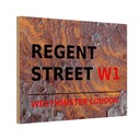Holzschild 20x30 cm Westminster Regent Street W1 England