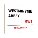 Holzschild 20x30 cm Royal Westminster Abbey SW1 England