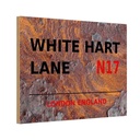 Holzschild 20x30 cm England White Hart Lane N17