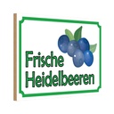 Holzschild 20x30 cm frische Heidelbeeren Hofladen Marktstand Laden