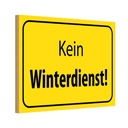 Holzschild 20x30 cm kein Winterdienst Warn Warnschild Hinweisschild