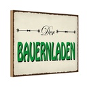 Holzschild 20x30 cm Bauernladen Hofladen Verkauf Marktstand Laden