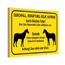 Holzschild 20x30 cm füttern strengstens verboten Warnschild Hinweisschild