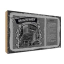 Holzschild 20x30 cm Baggerfahrer Beruf Arbeit