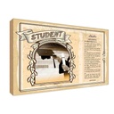 Holzschild 20x30 cm Student Beruf Arbeit