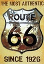 Holzschild 30x20 cm Wappen Route 66 since 1926 USA