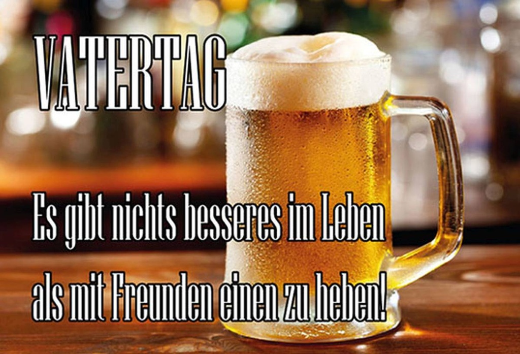 Holzschild 20x30 cm Vatertag nichts besseres Bier