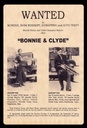 Holzschild 30x20 cm wanted Bonnie Clyde