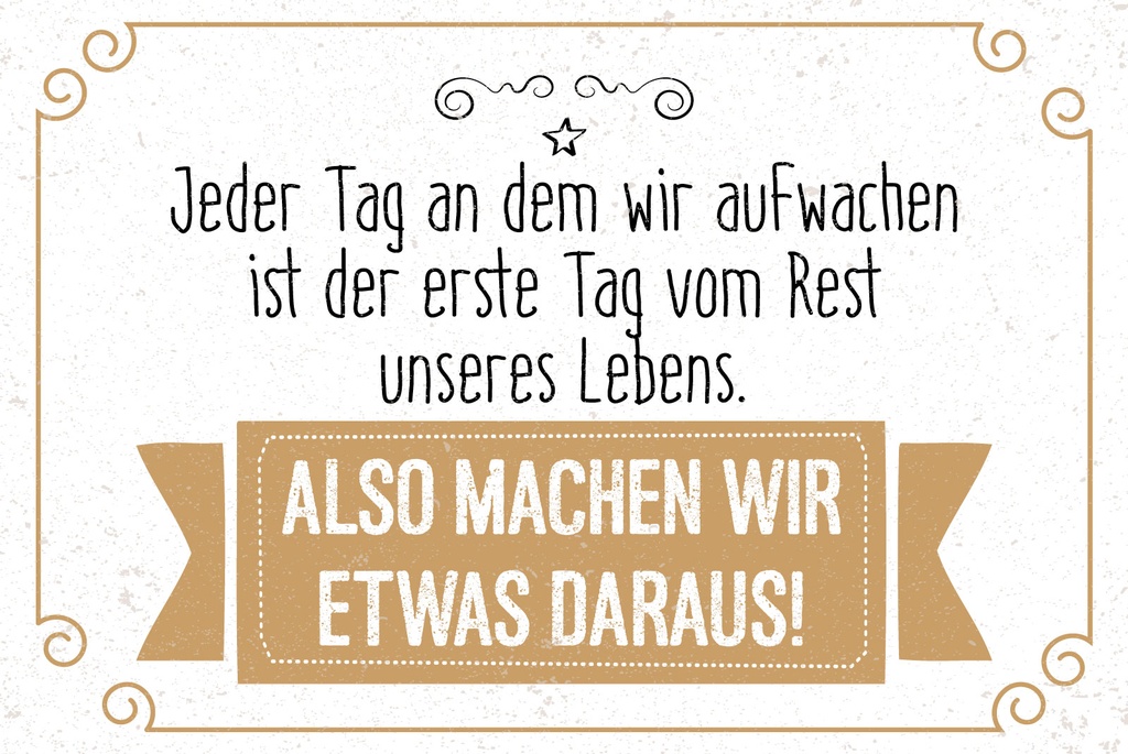 [LA-1809216-H] Holzschild 20x30 cm Also machen wir etwas daraus