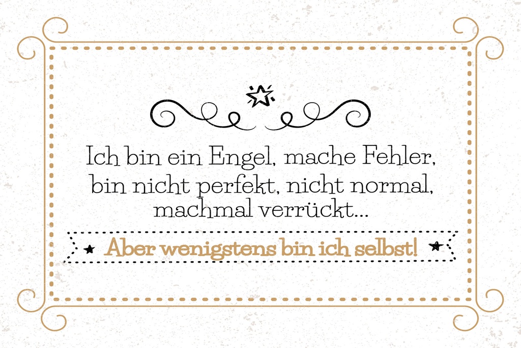 [LA-1809226-H] Holzschild 20x30 cm Ich bin ein Engel, mache Fehler