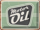 Blechschild 30x40 cm Motor oil Motoröl Auto Garage Werkstatt