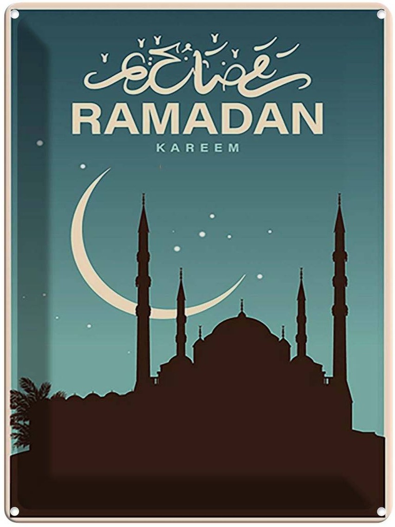 [LA-118717] Blechschild 40x30 cm Kareem Geburtstag Feiern Party