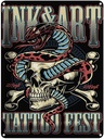 Blechschild 40x30 cm Tatoo Fest 27 28 Sept Geburtstag Feiern Party