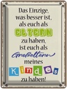 Blechschild 40x30 cm Eltern Großeltern Kinder Familie Freunde